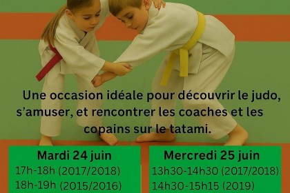 Viens essayer le judo