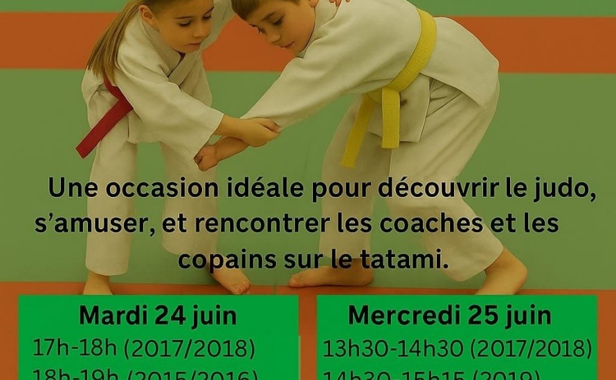 Viens essayer le judo