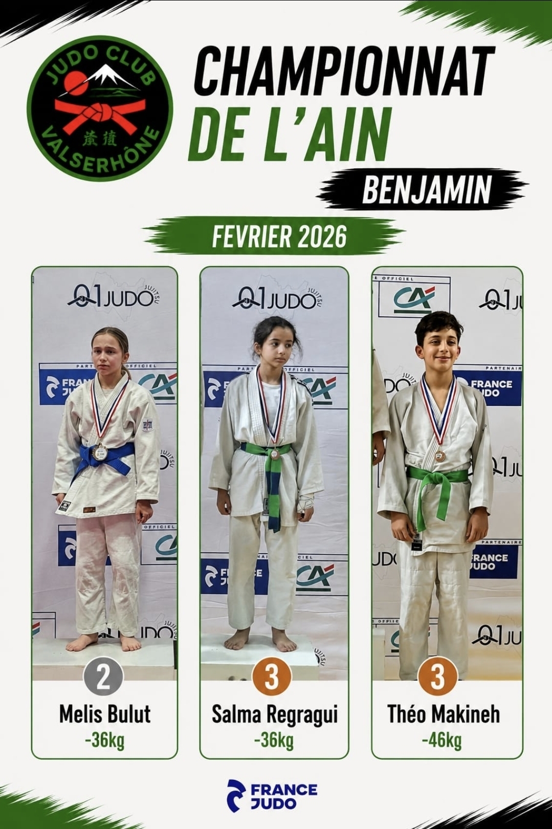 Championnat Ain benjamin fevrier 2026