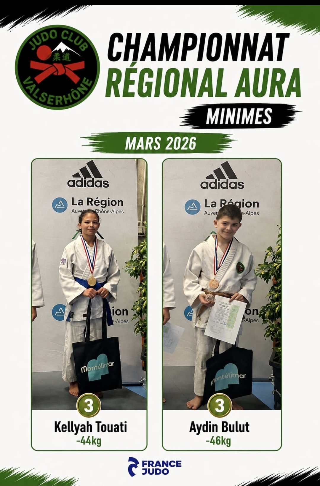 Championnat Regional AURA Minimes - Mars 2026